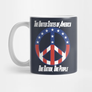 USA One Nation, One People Mug